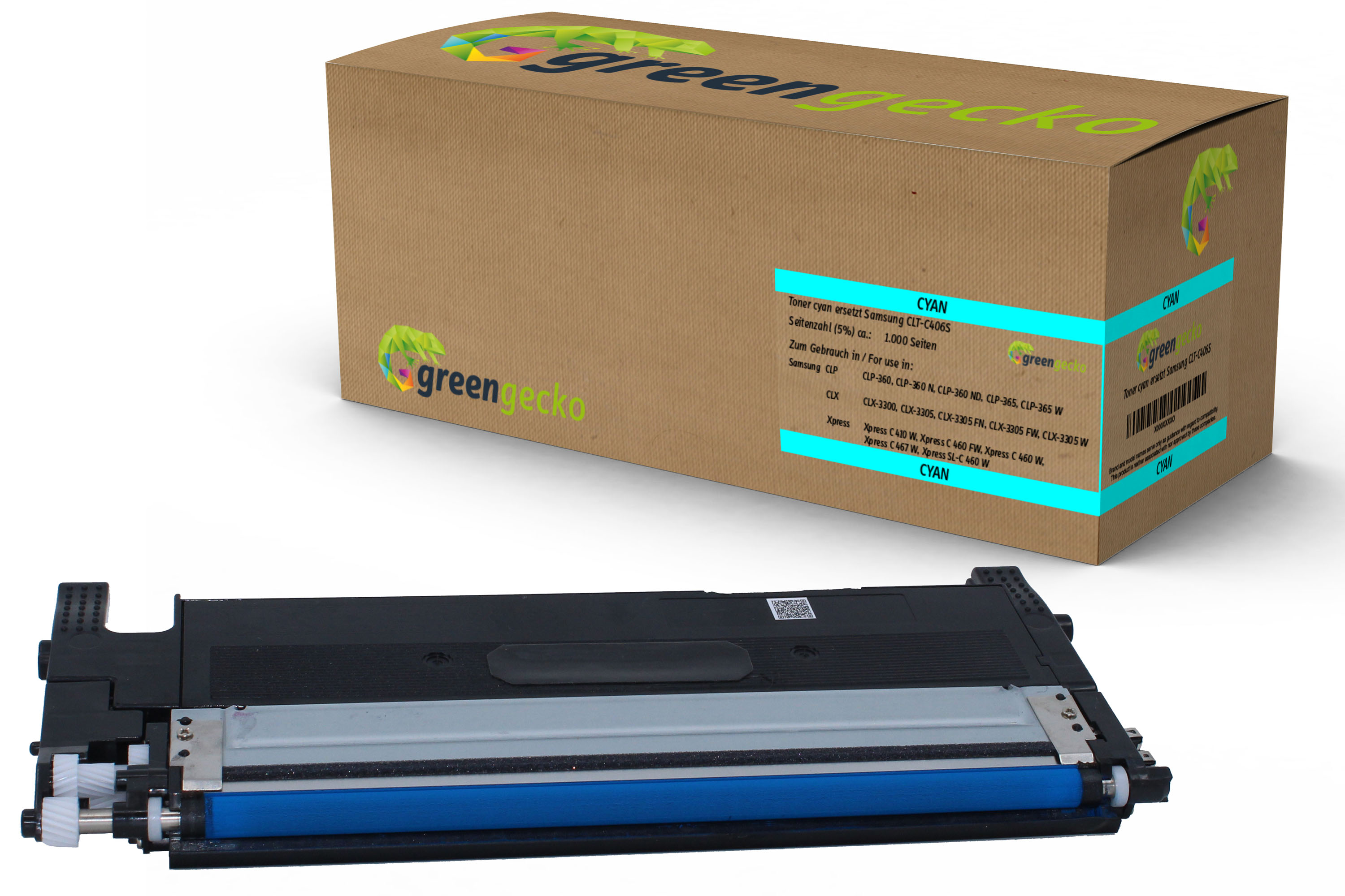 Toner Cyan ersetzt CLT-C406S