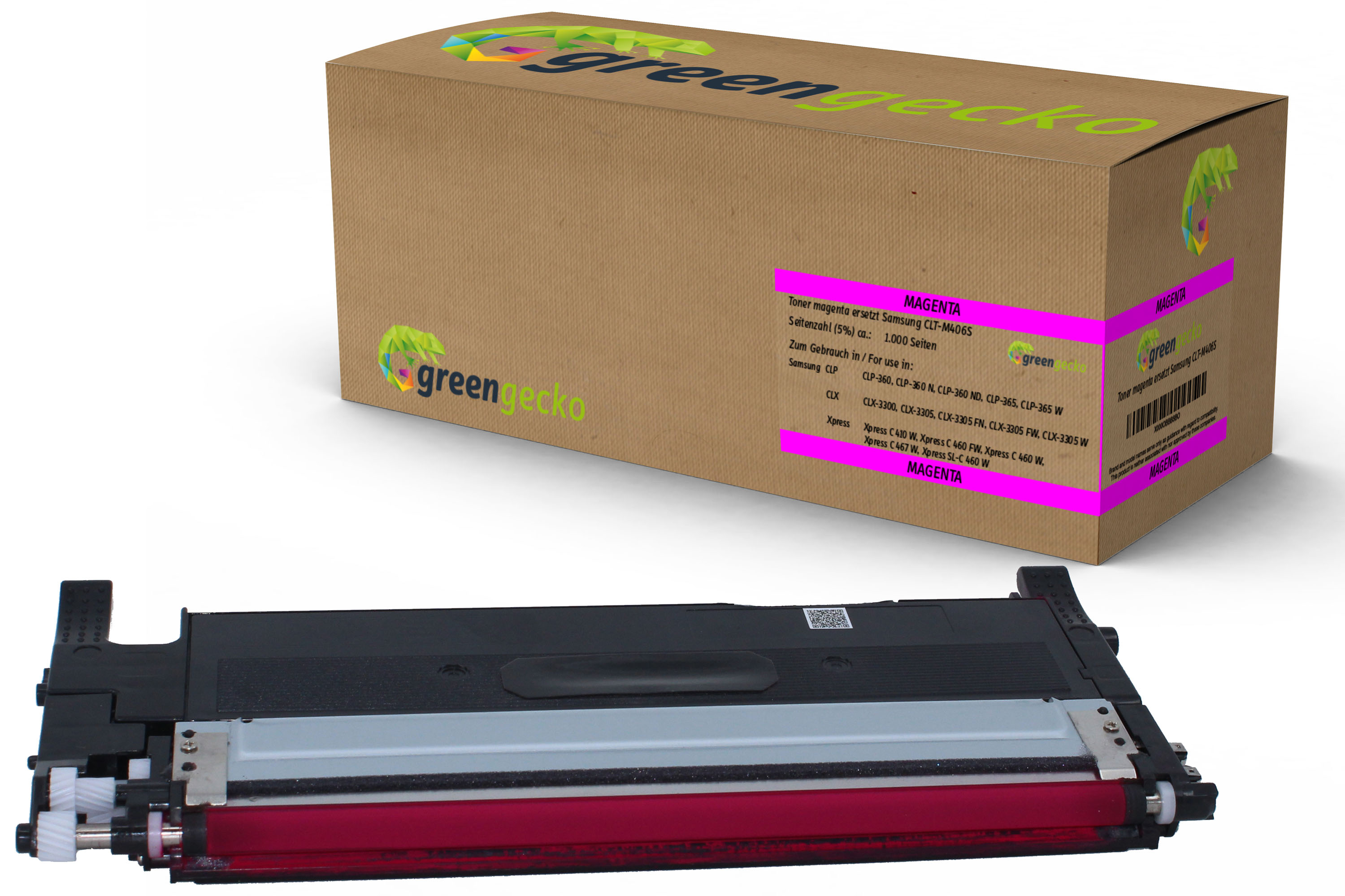 Toner magenta ersetzt Samsung CLT-M406S