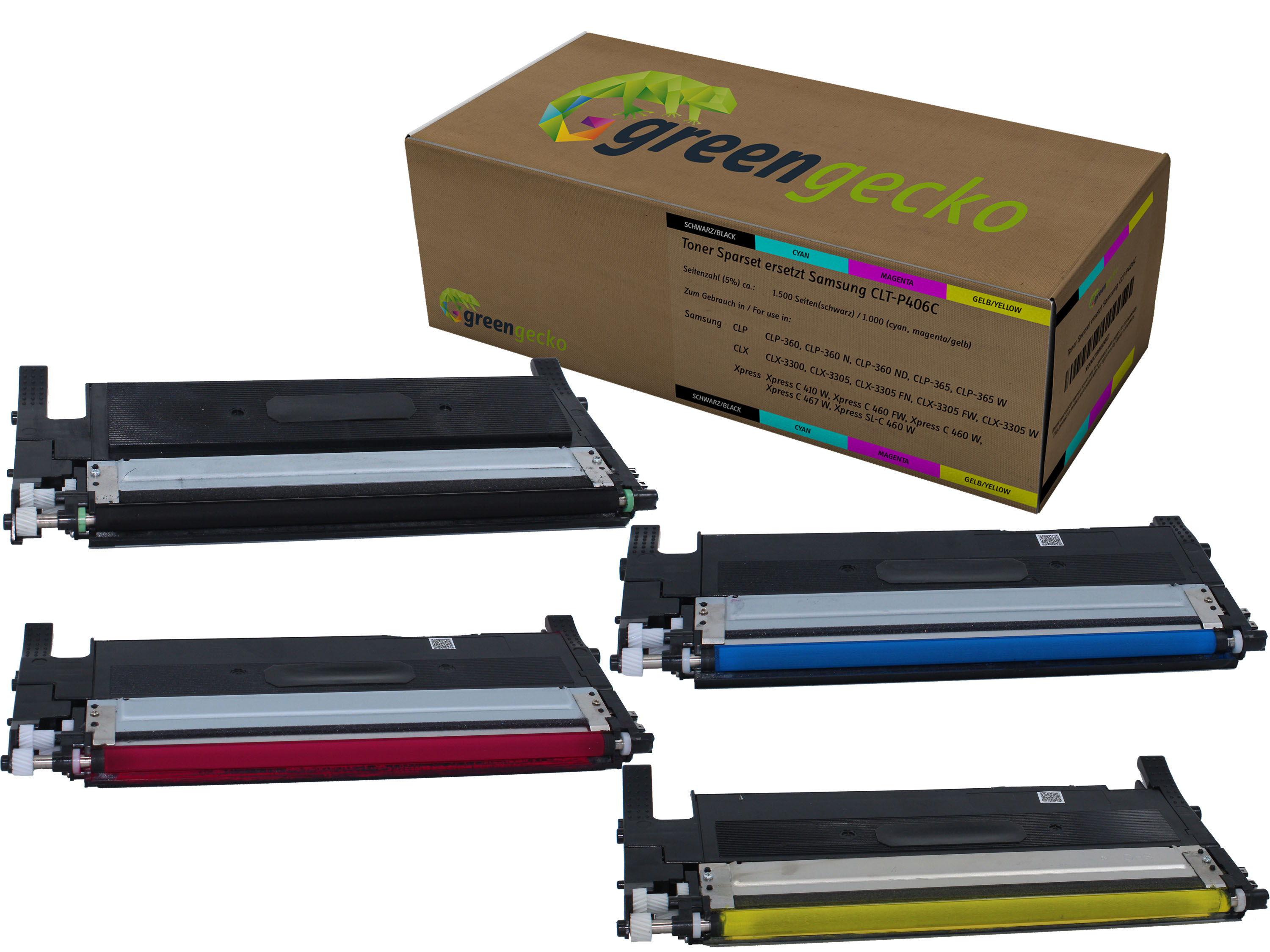 Toner ersetzen Samsung CLT-P406 | Sparset